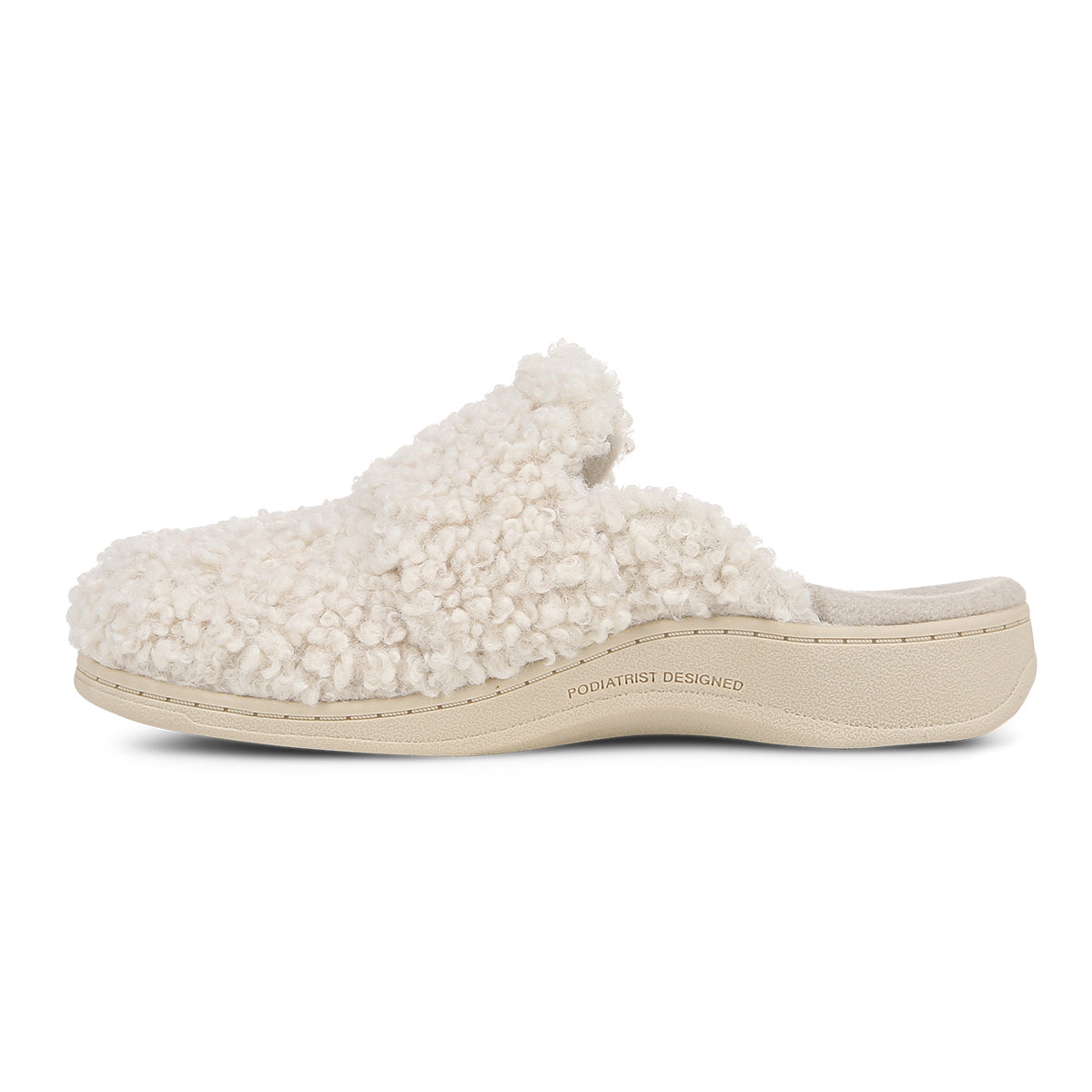 CREAM SHEARLING | Left