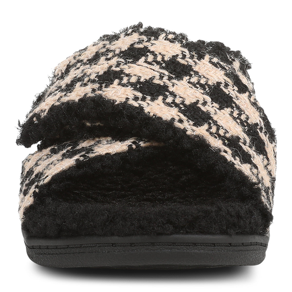 BLACK CREAM HOUNDSTOOTH | Front