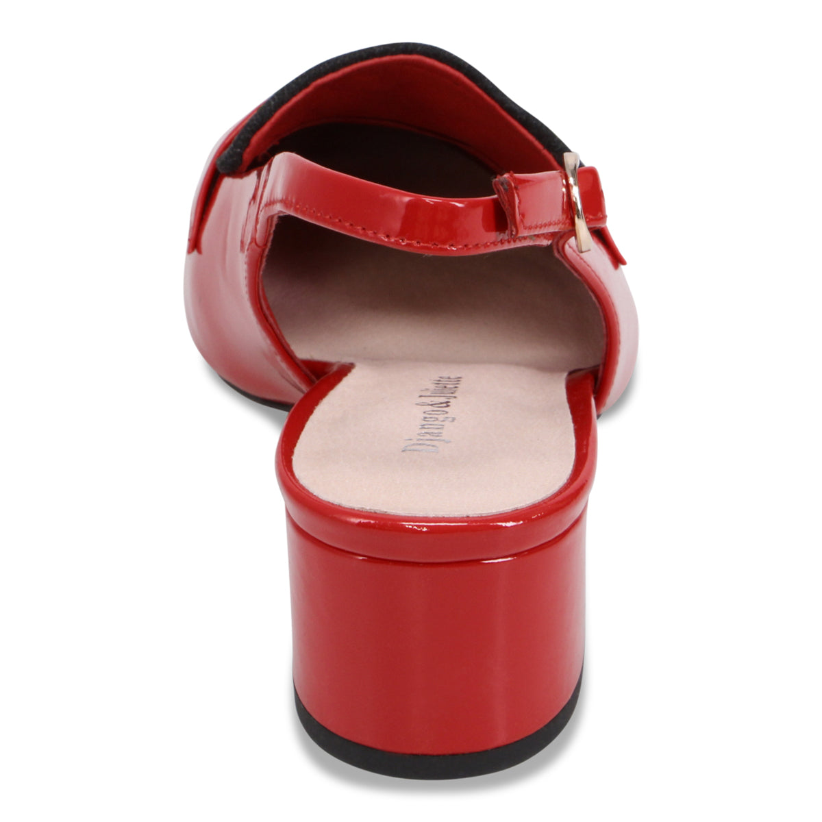 DARK RED CHERRY DENIM | Rear