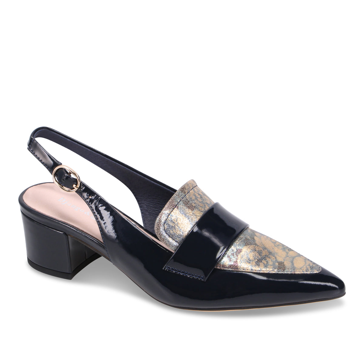 BLUE METAL FLORAL