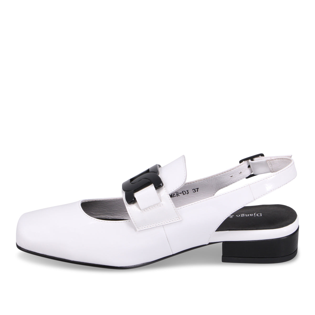 WHITE PATENT | Left