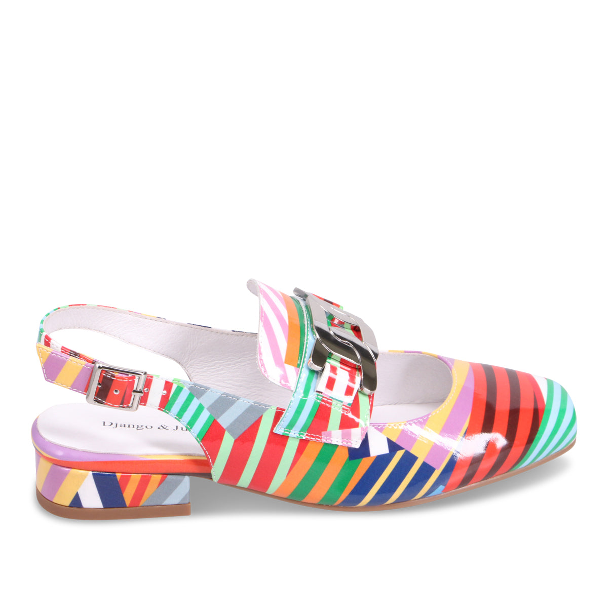 WHITE STRIPE PATENT | Right