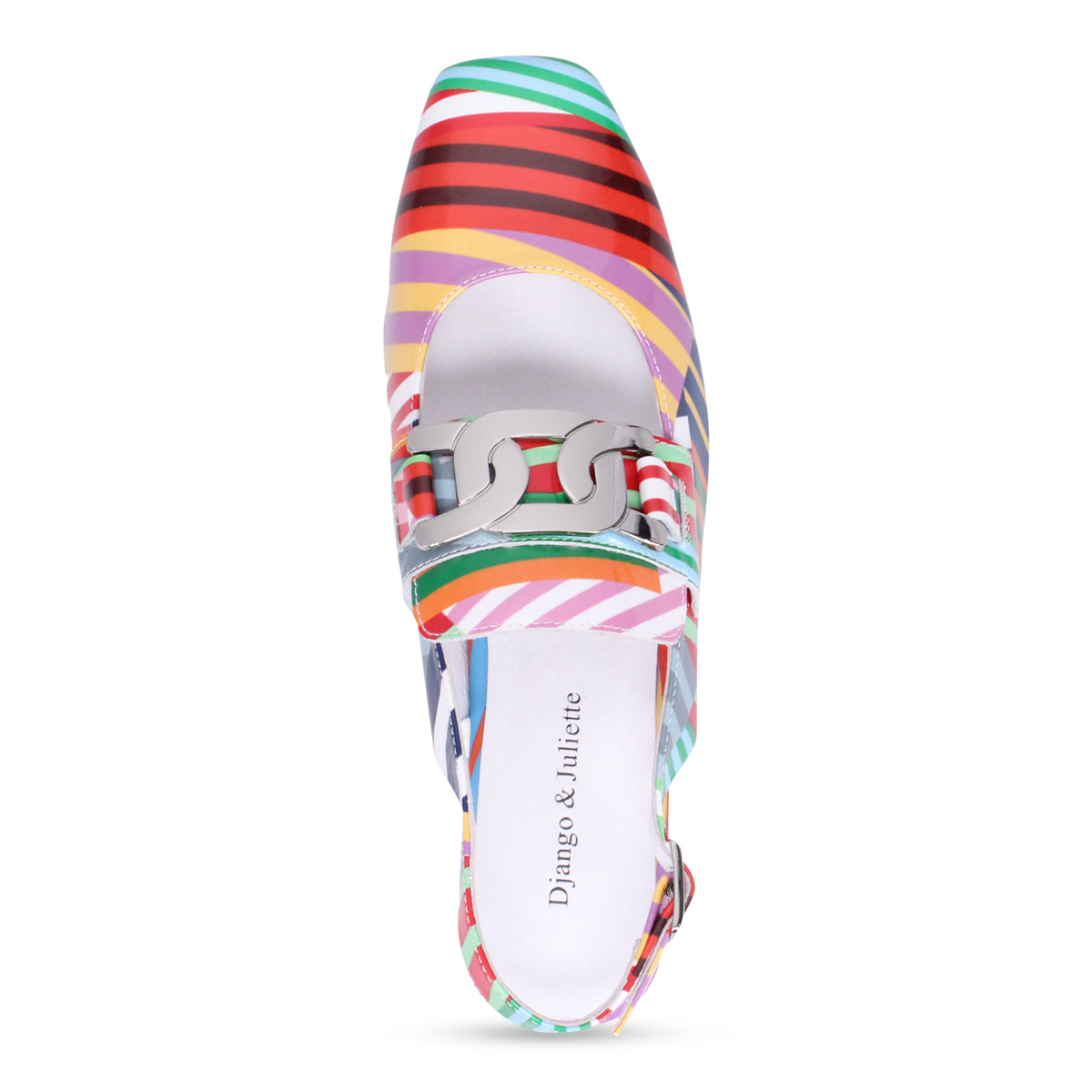 WHITE STRIPE PATENT | Top