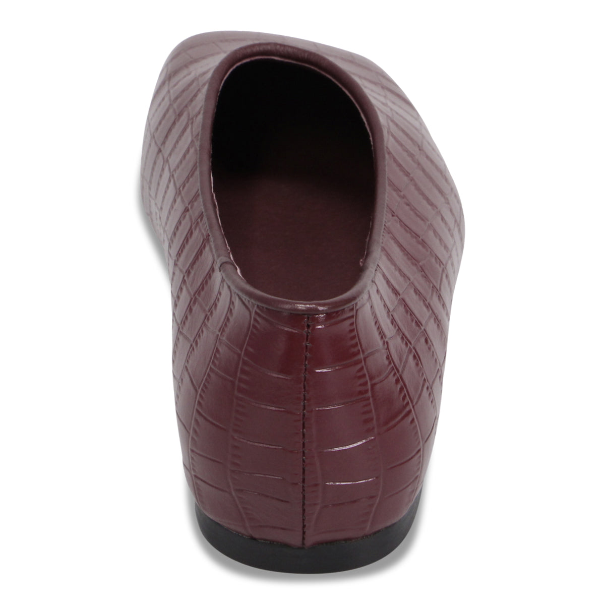 BURGUNDY CROC | Rear