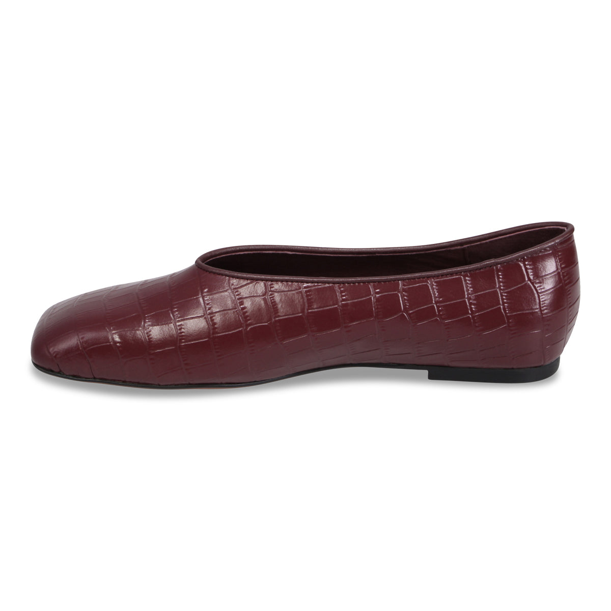 BURGUNDY CROC | Left