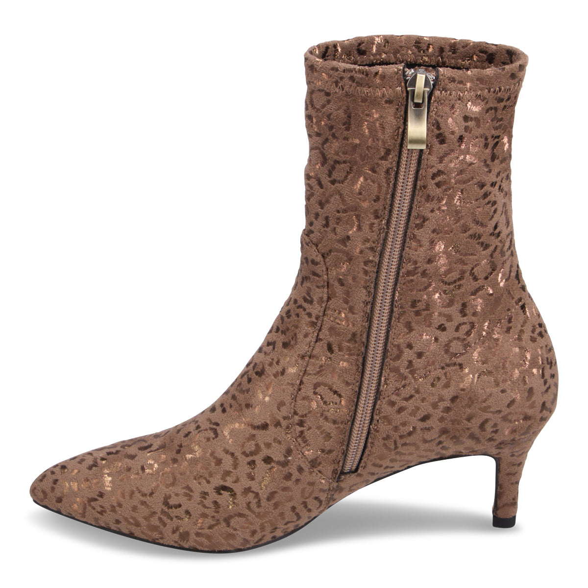 TAUPE BRONZE LEOPARD | Left