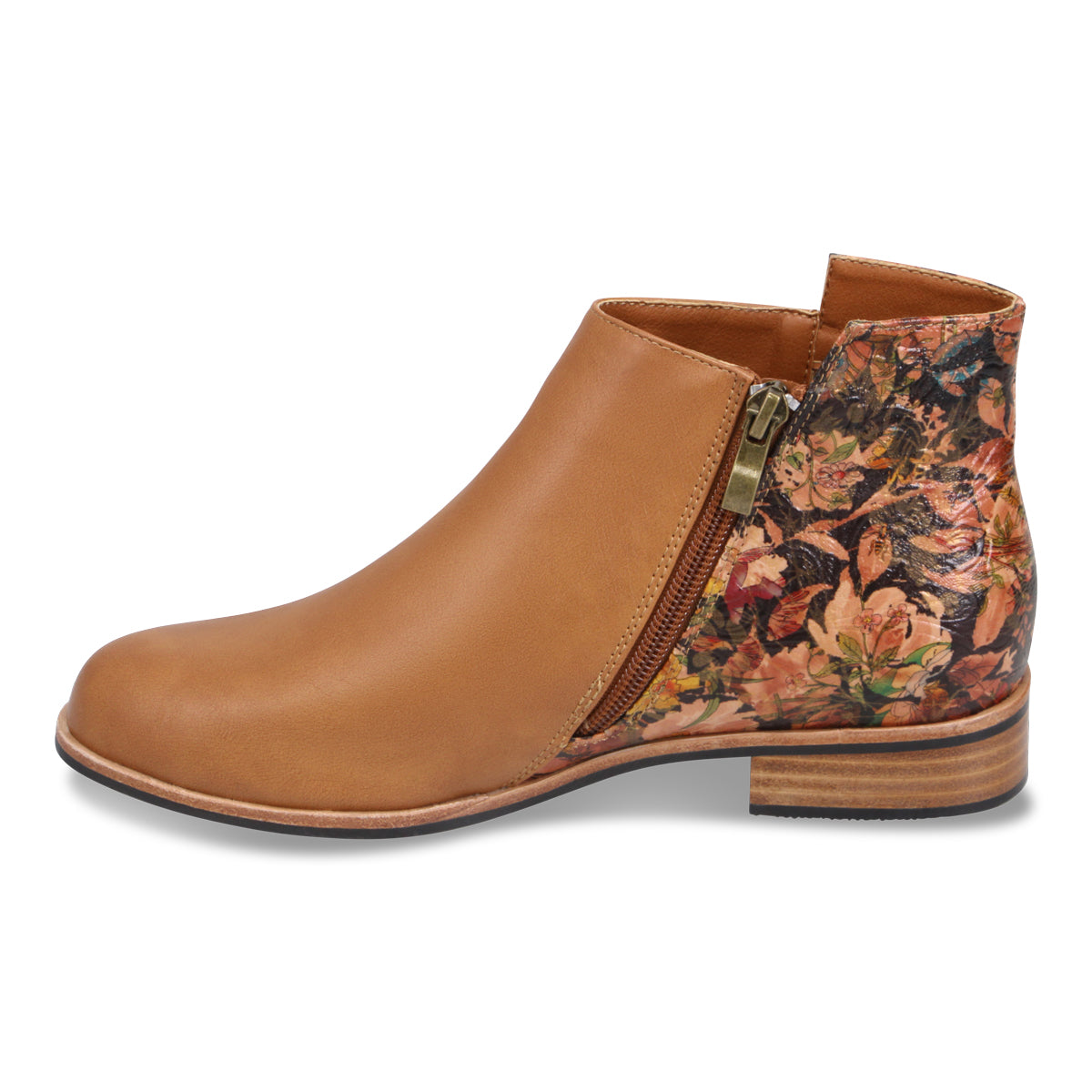 TAN CAFE FLORAL | Left