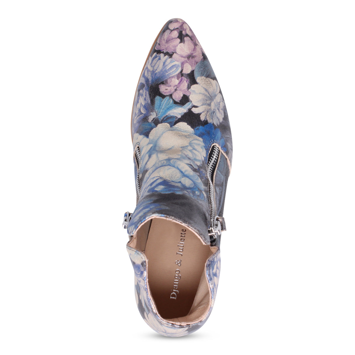 BLUE METAL FLORAL | Top