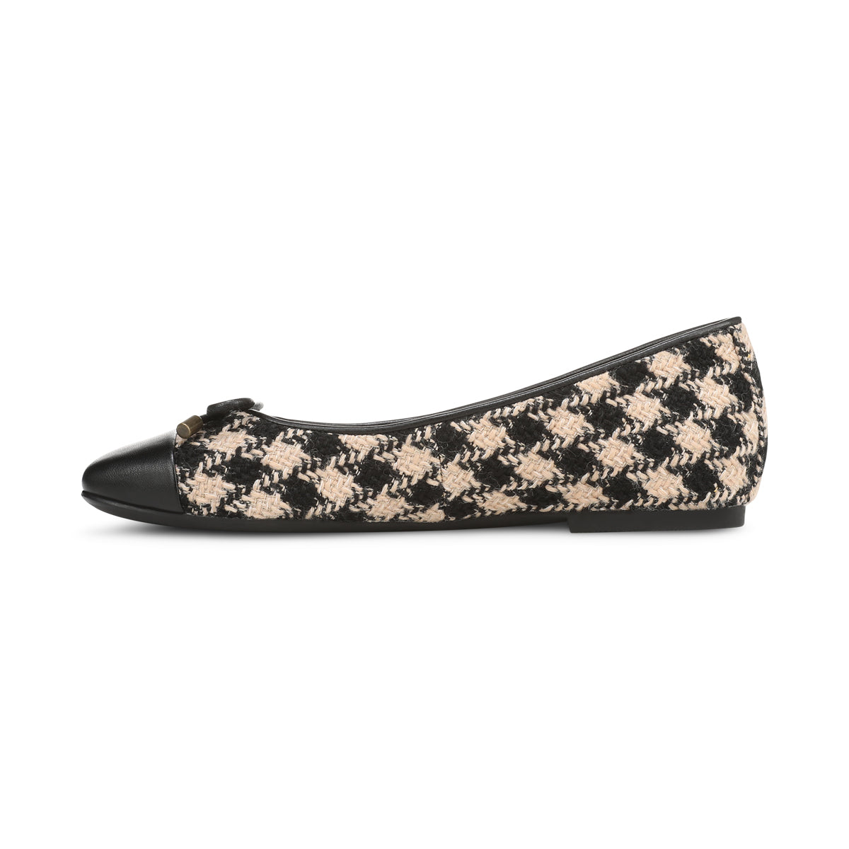 BLACK CREAM HOUNDSTOOTH | Left