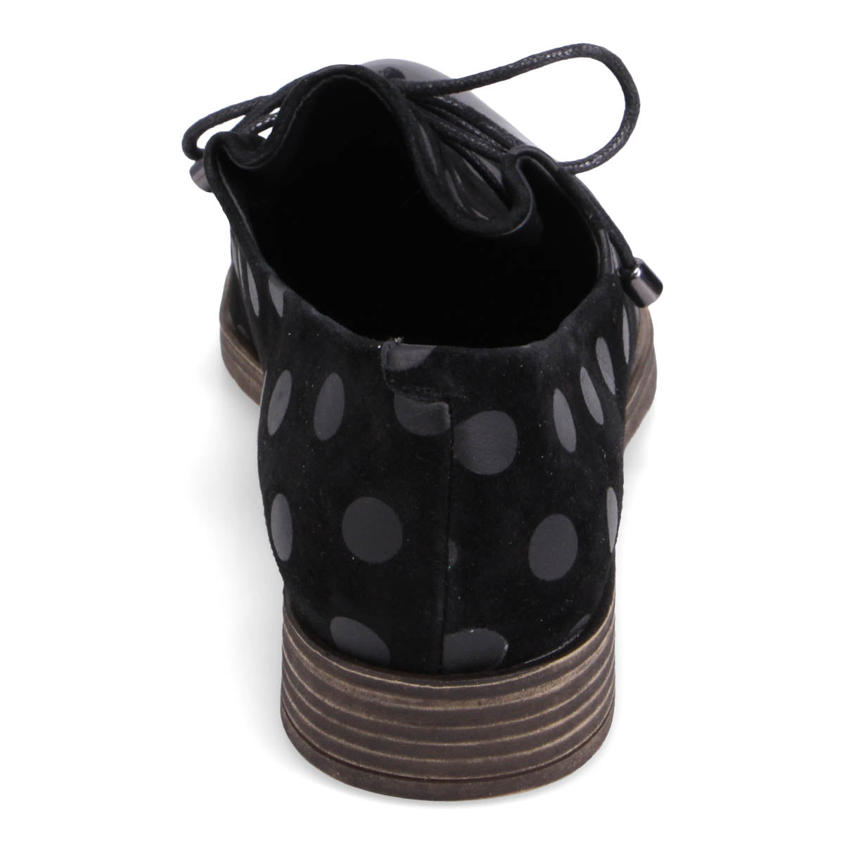BLACK DOT SUEDE | Rear
