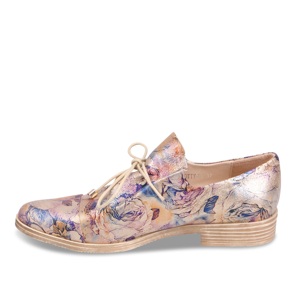 GOLD VINTAGE FLORAL | Left