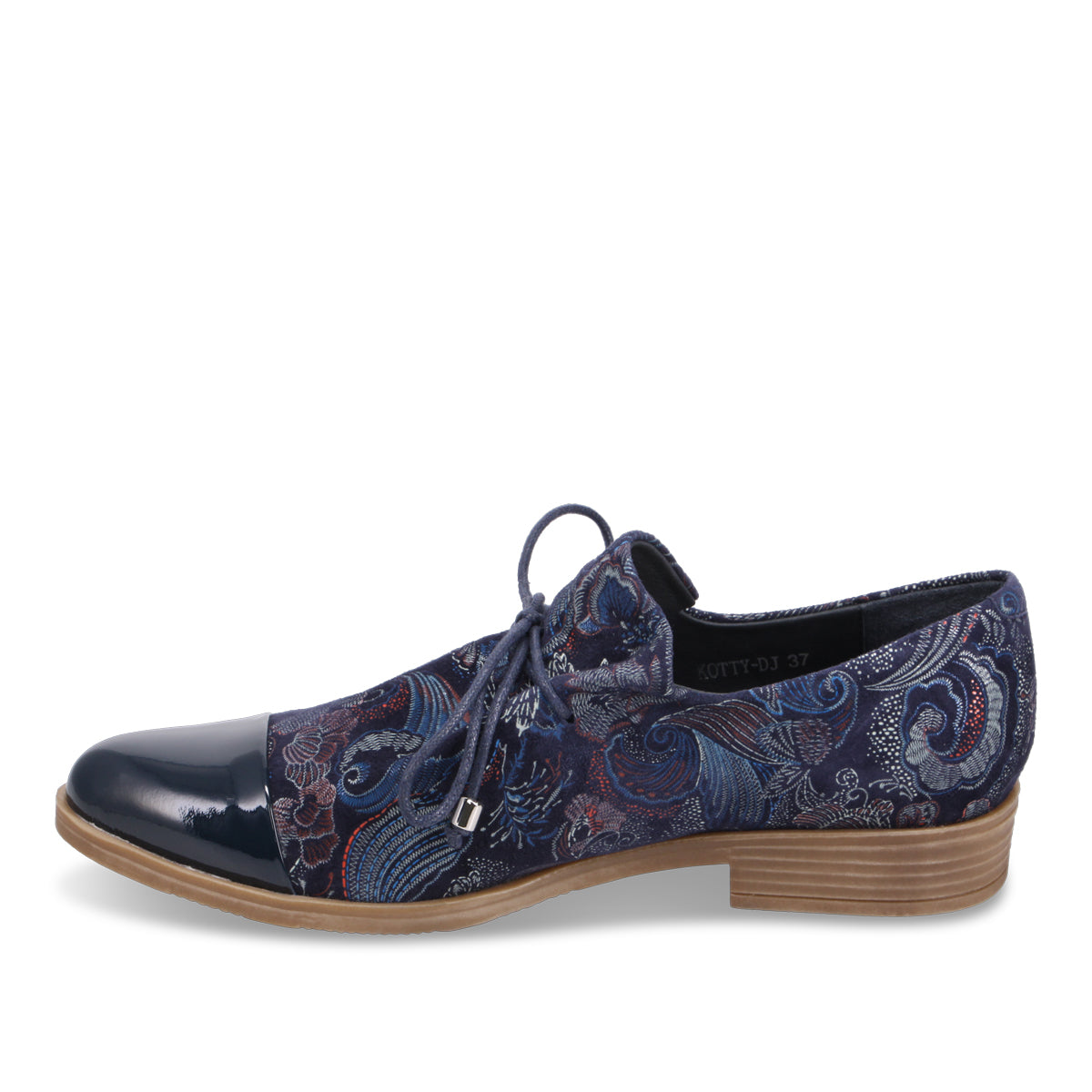 NAVY REGAL PRINT | Left