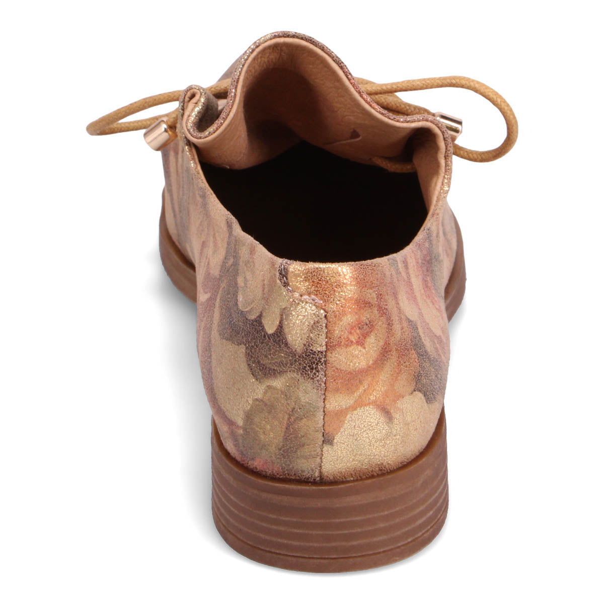 VINTAGE METAL FLORAL LEATHER | Rear