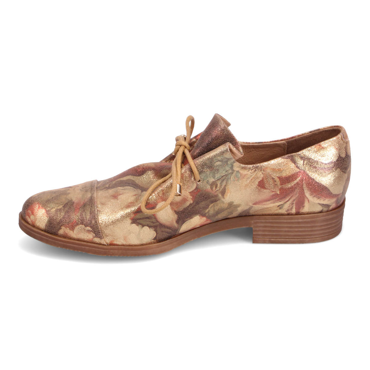 VINTAGE METAL FLORAL LEATHER | Left