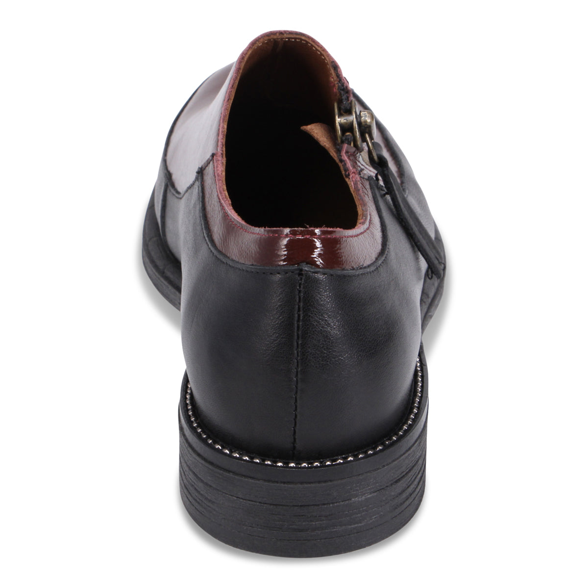 BLACK BORDEAUX PATENT | Rear