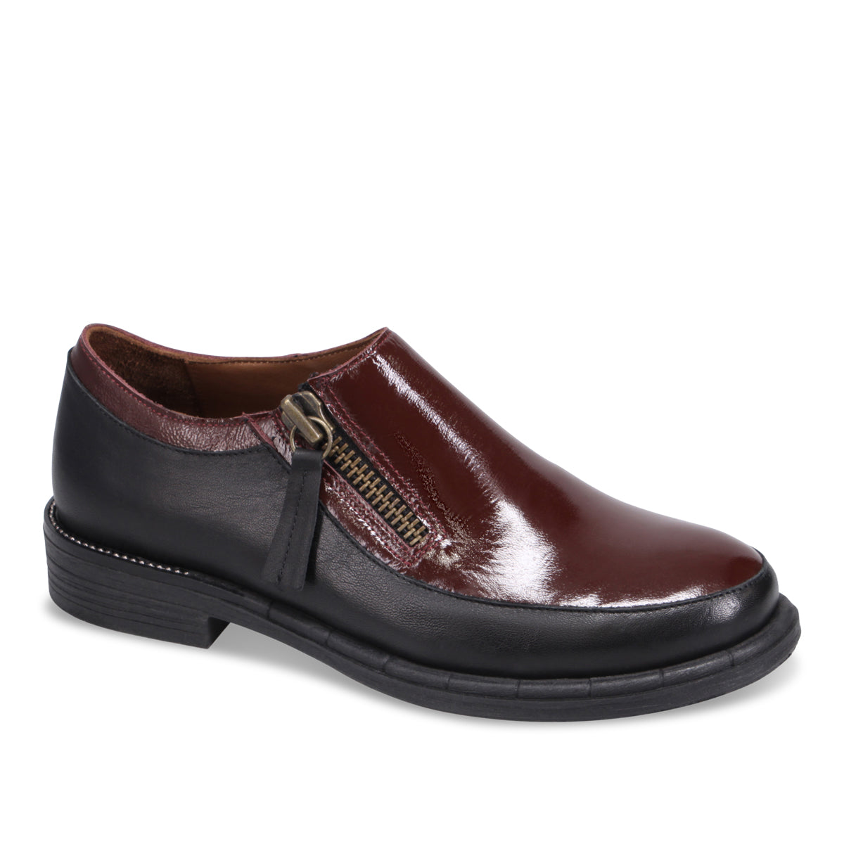 BLACK BORDEAUX PATENT