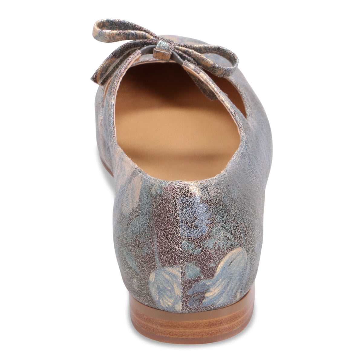 BLUE METAL FLORAL | Rear