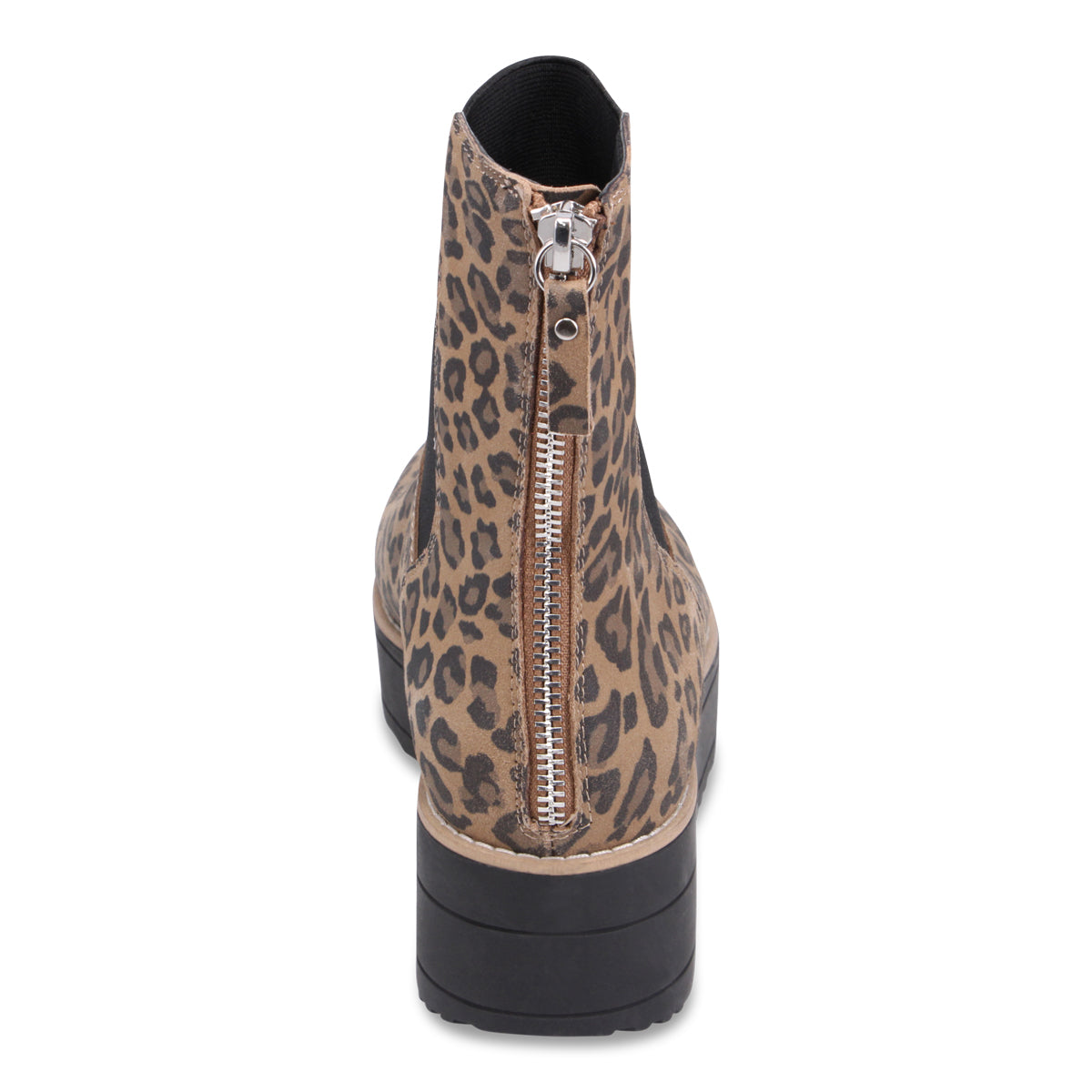 CAMEL LEOPARD SUEDE | Rear