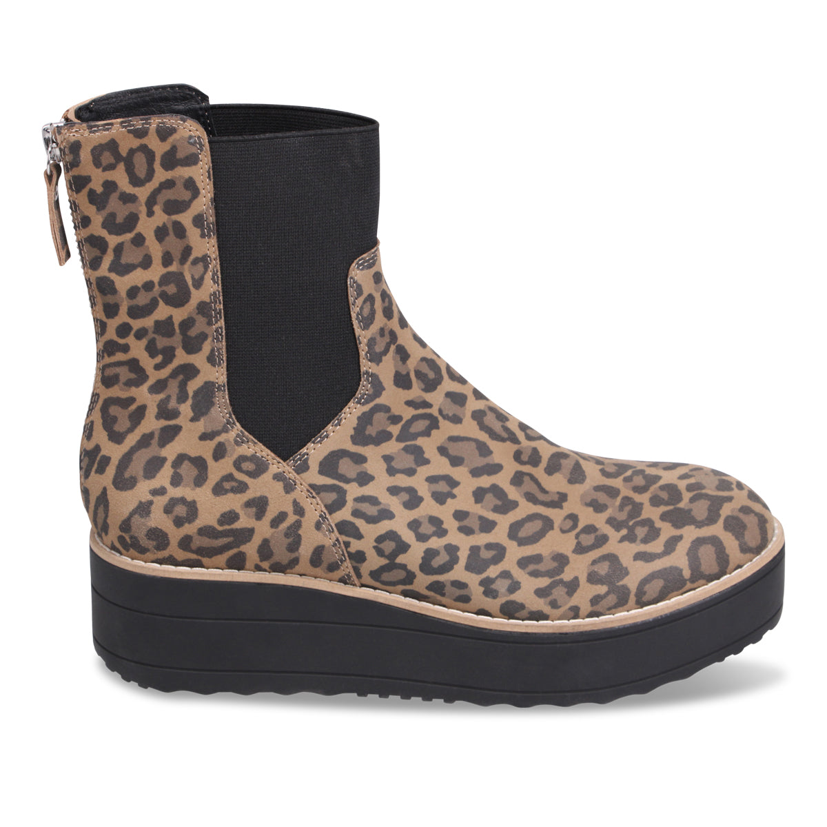 CAMEL LEOPARD SUEDE | Right