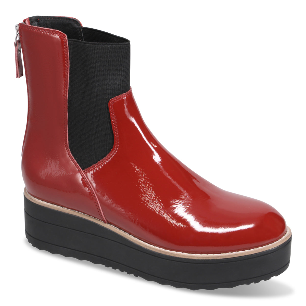 DARK RED PATENT