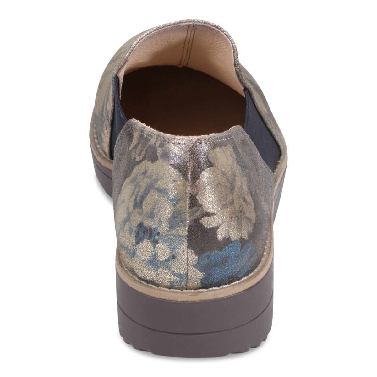 BLUE METAL FLORAL | Rear