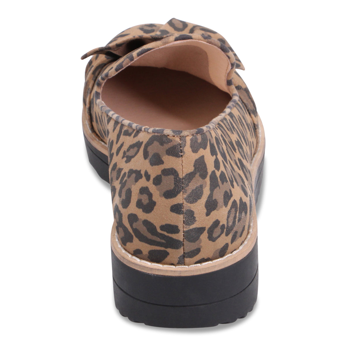 CAMEL LEOPARD SUEDE | Rear