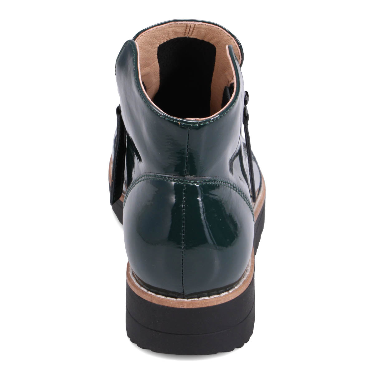 KHAKI/BLACK PATENT LEATHER | Rear