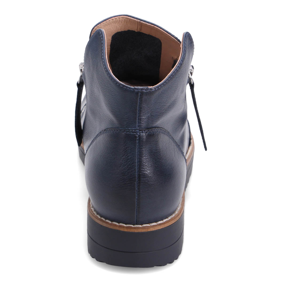 NAVY LEATHER | Rear