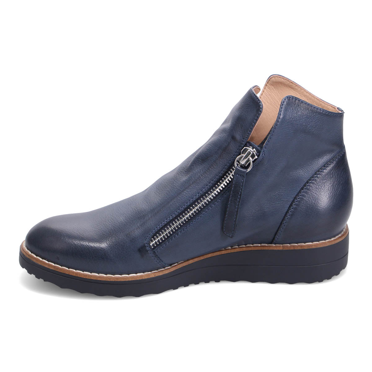 NAVY LEATHER | Left