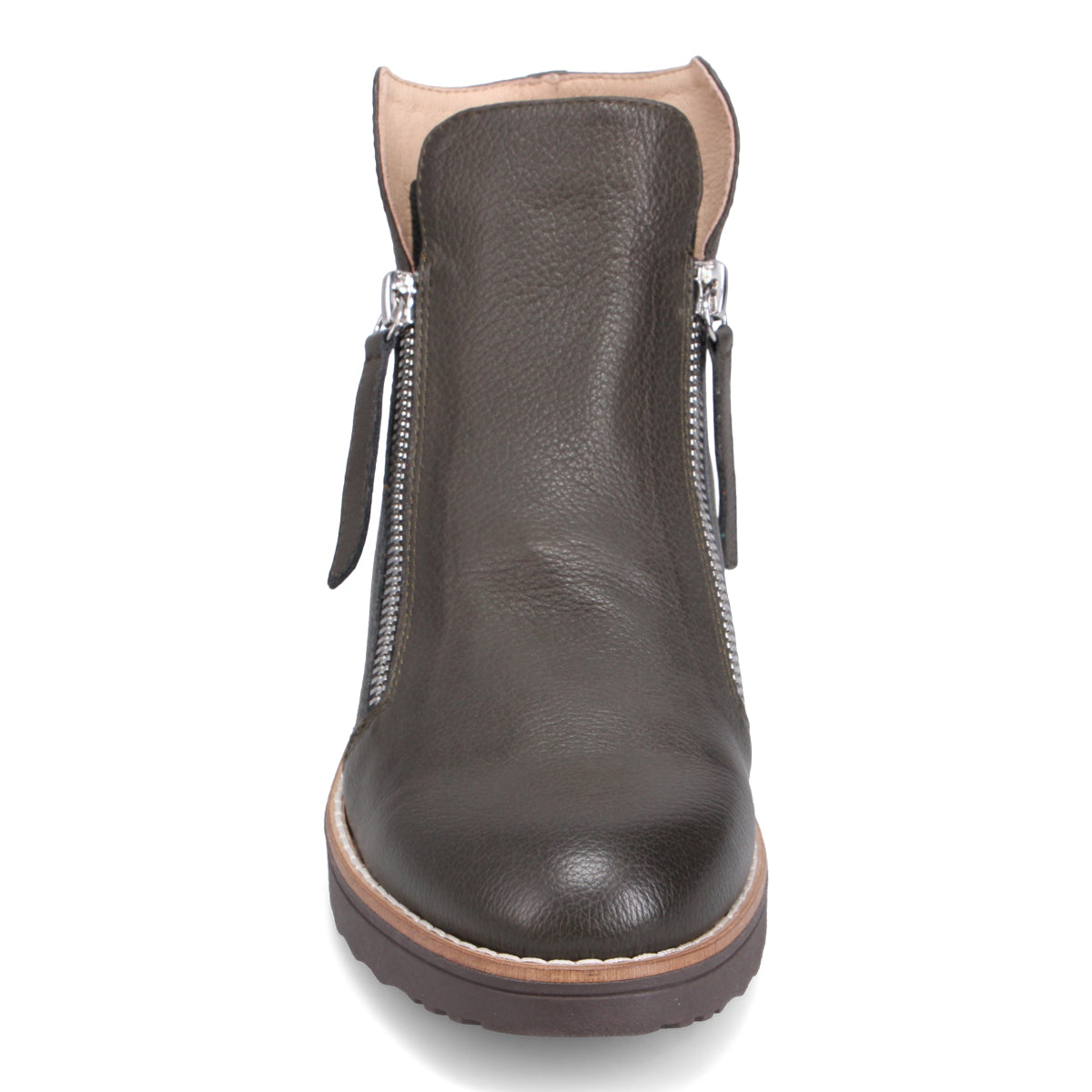 OLIVE LEATHER | Front