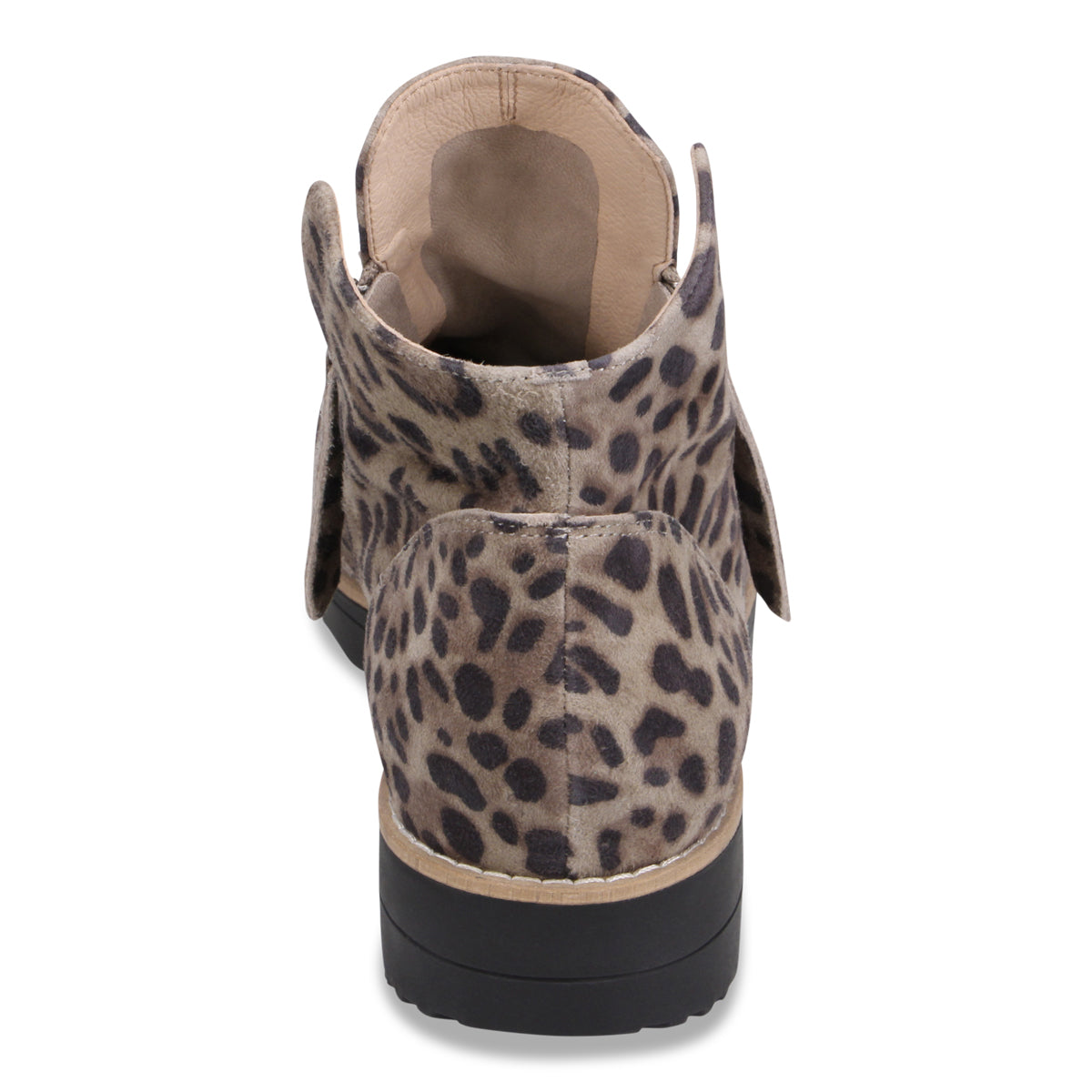 TAUPE LEOPARD SUEDE | Rear