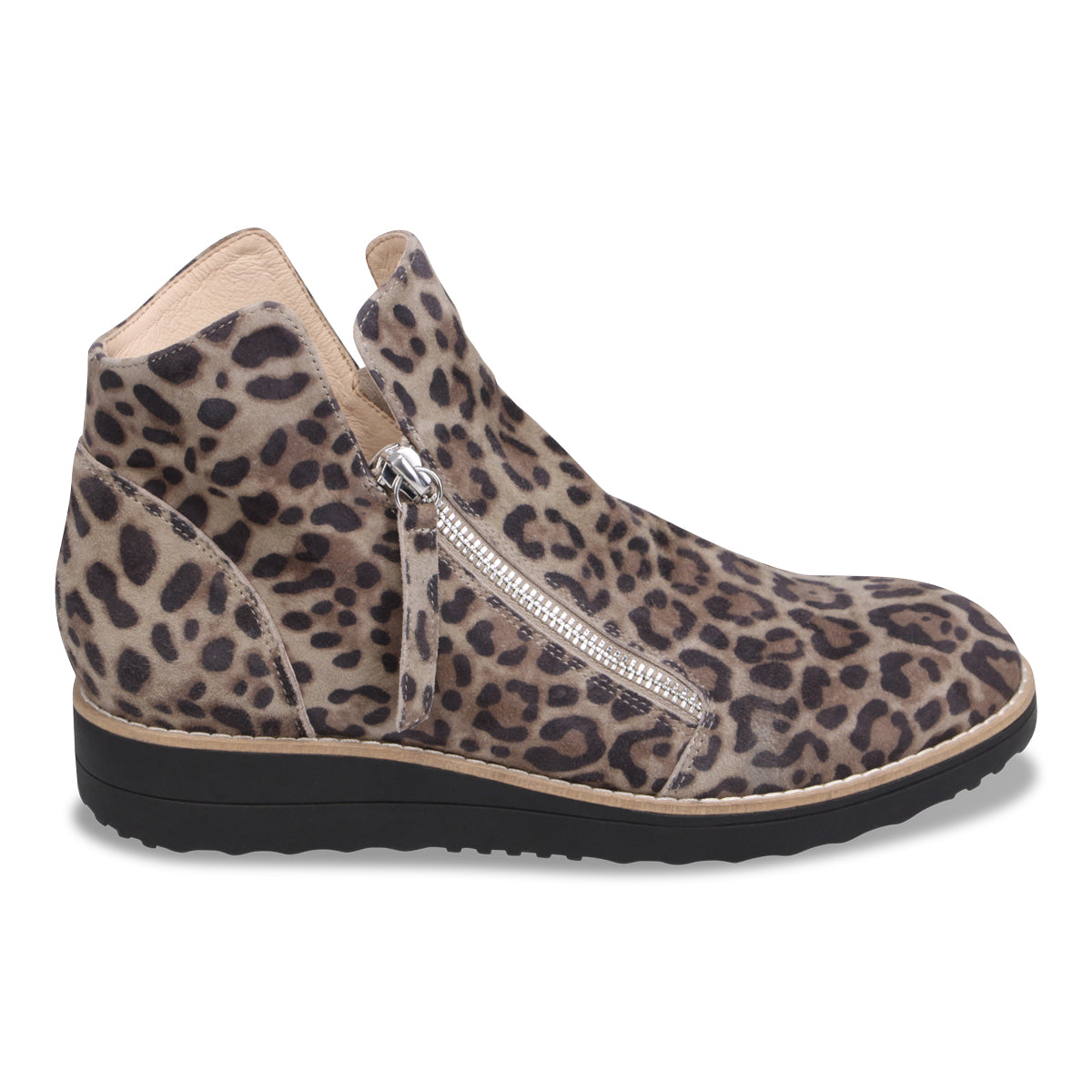 TAUPE LEOPARD SUEDE | Right