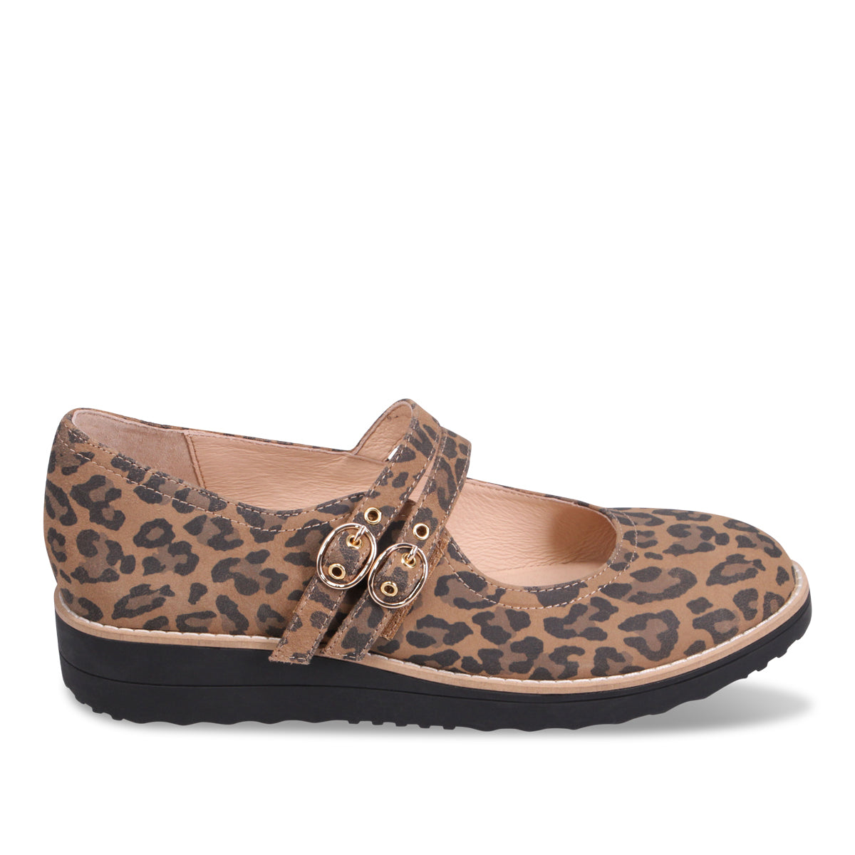 CAMEL LEOPARD SUEDE | Right