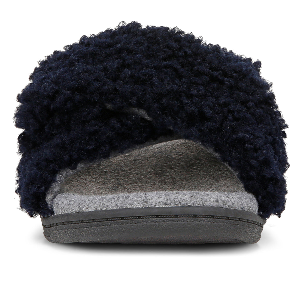 NAVY BLAZER CURLY | Front