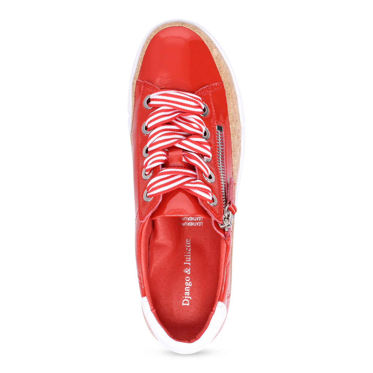 RED PATENT | Top