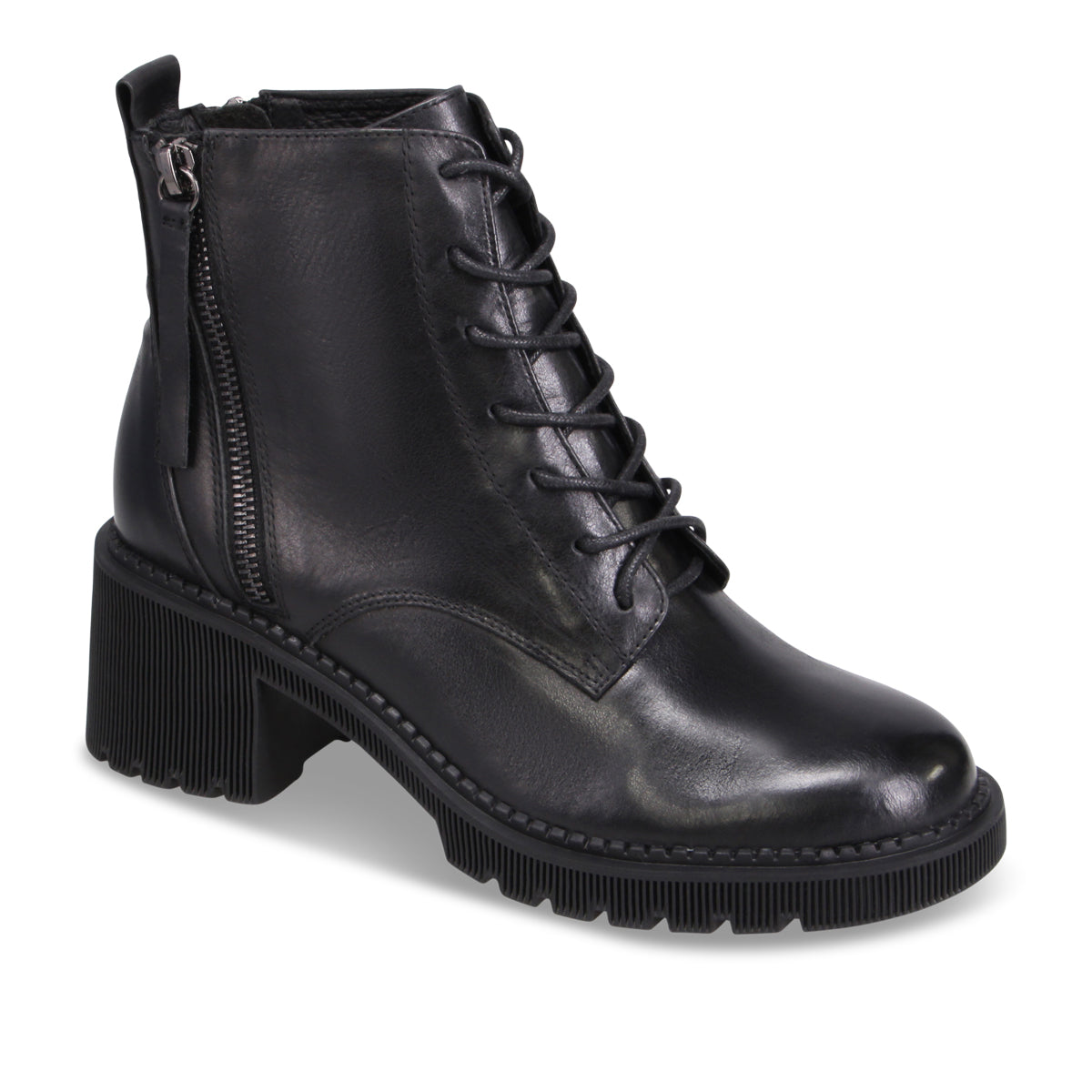BLACK LEATHER