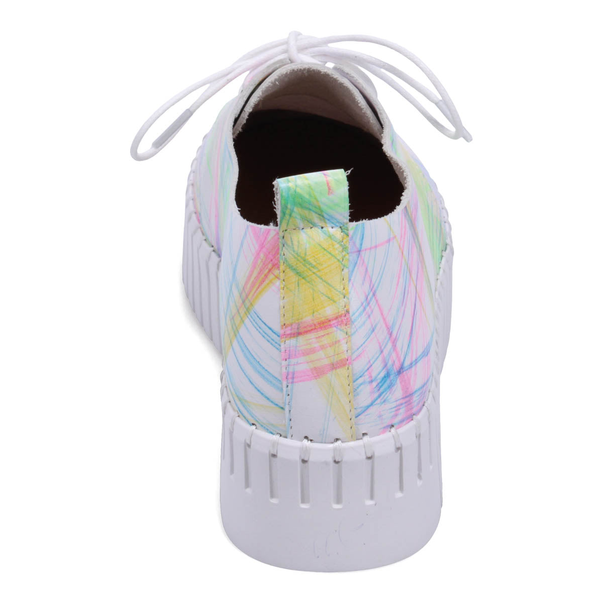 WHITE/PINK LEATHER | Rear