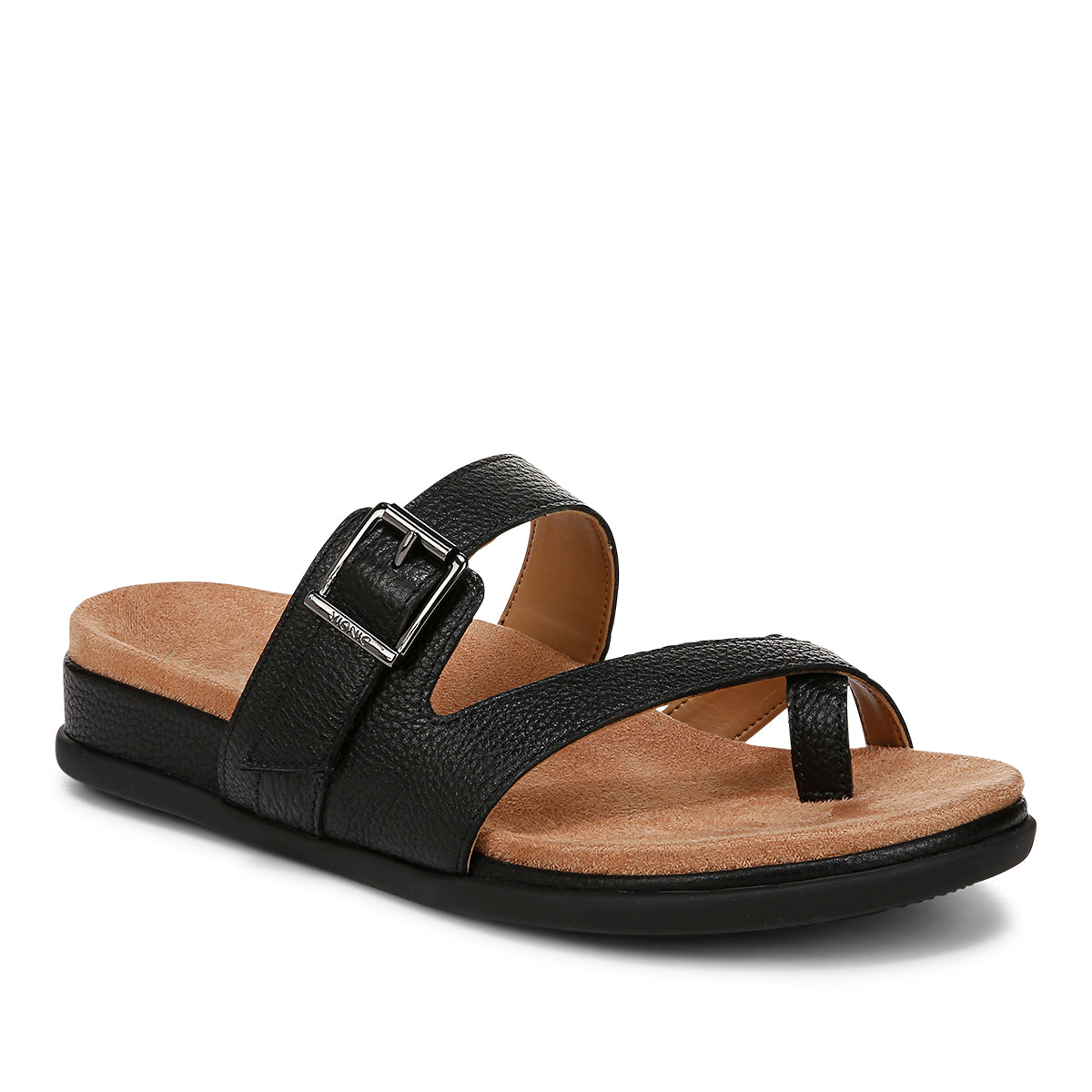 Carmela Strappy Slide Sandal (Wide)
