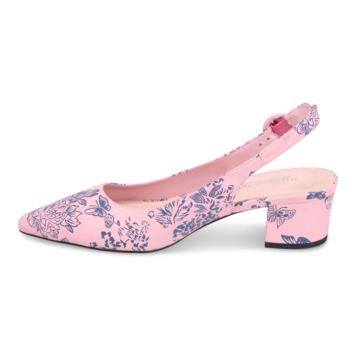 PINK NAVY FLORAL | Left
