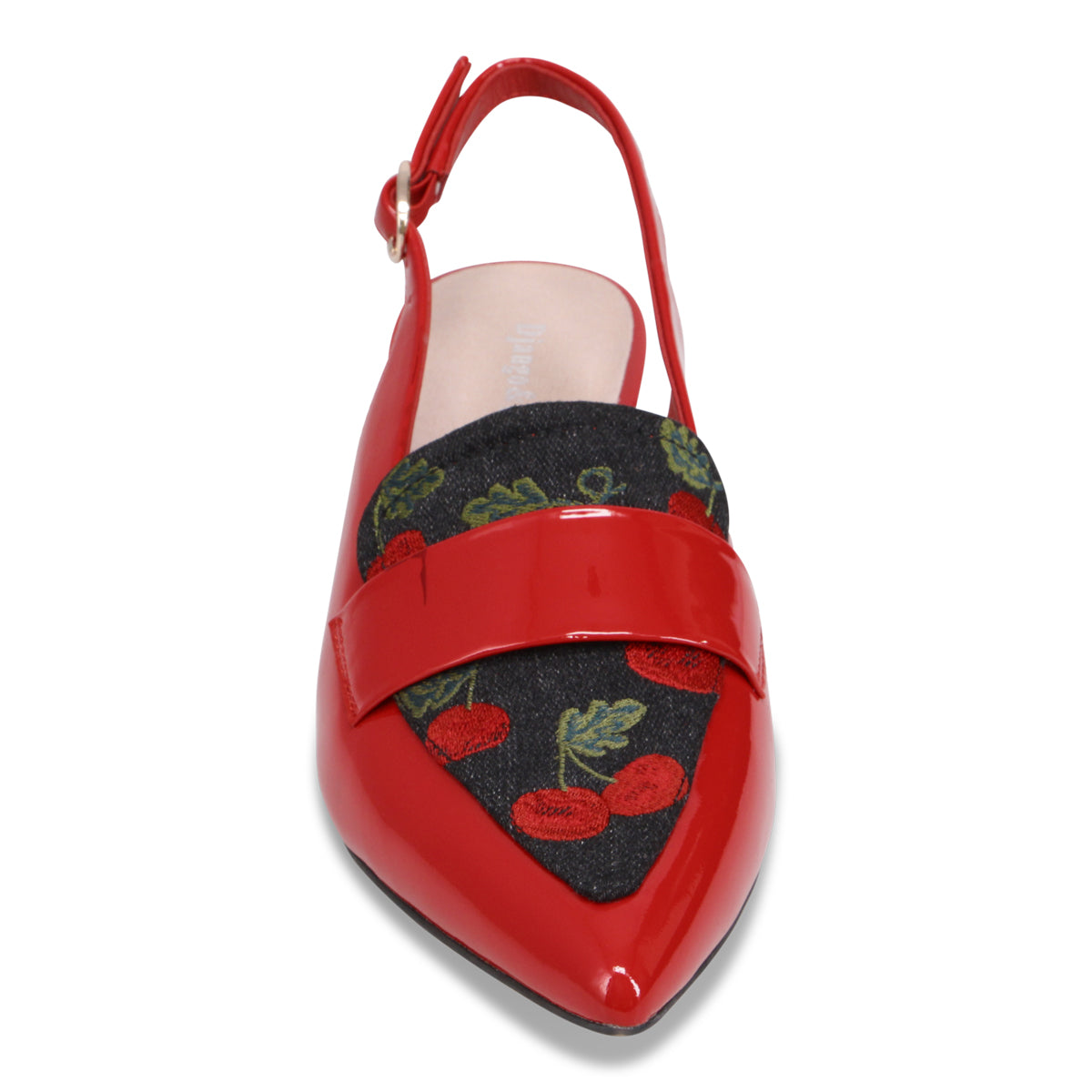 DARK RED CHERRY DENIM | Front