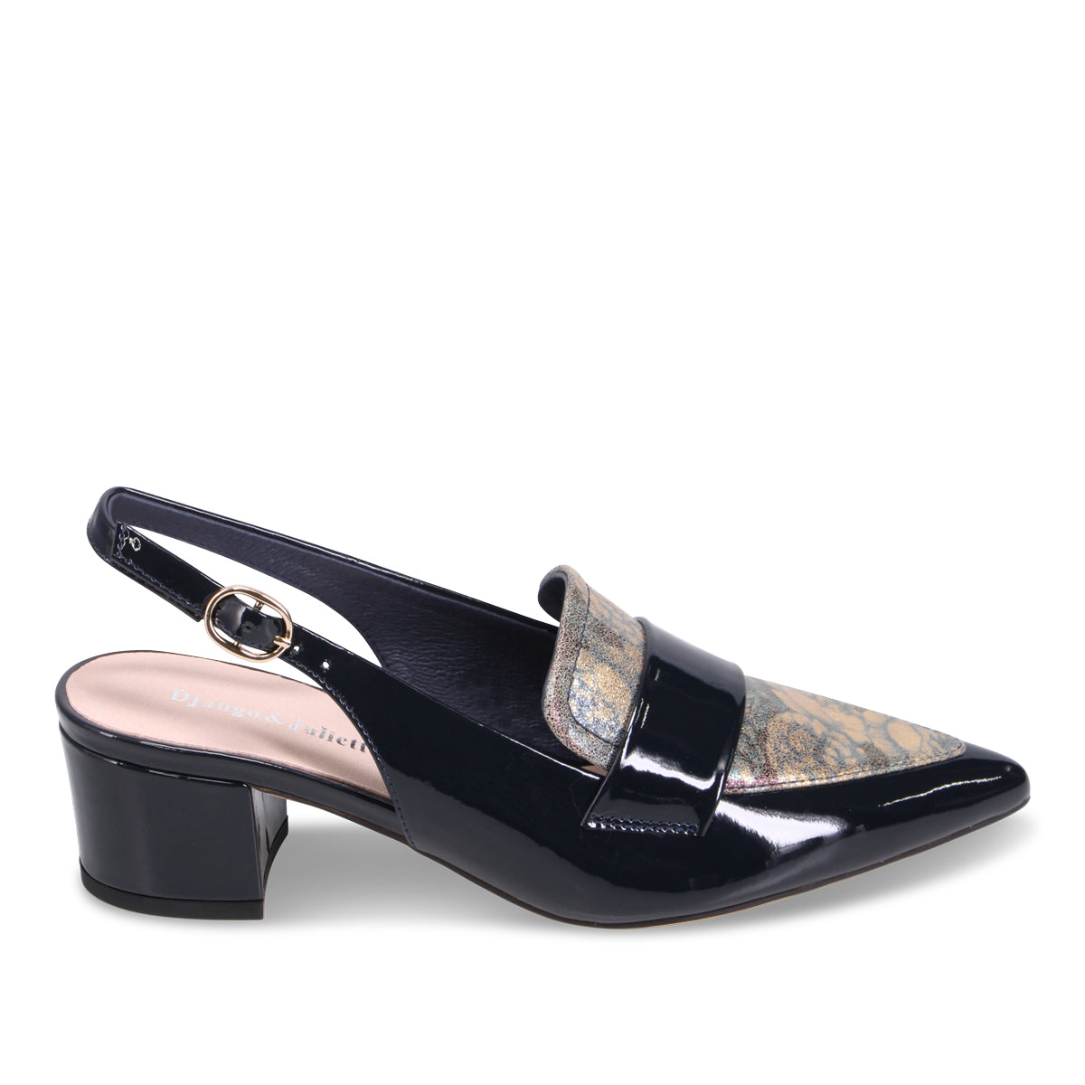 BLUE METAL FLORAL | Right