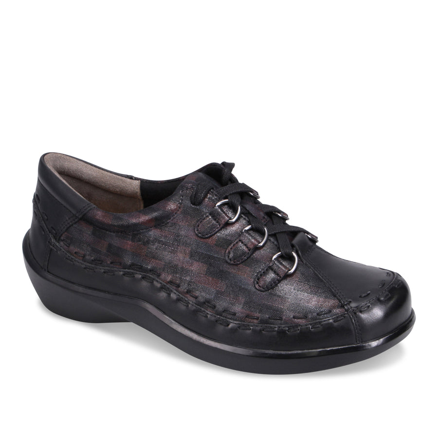 BLACK PLUM TETRIS LEATHER