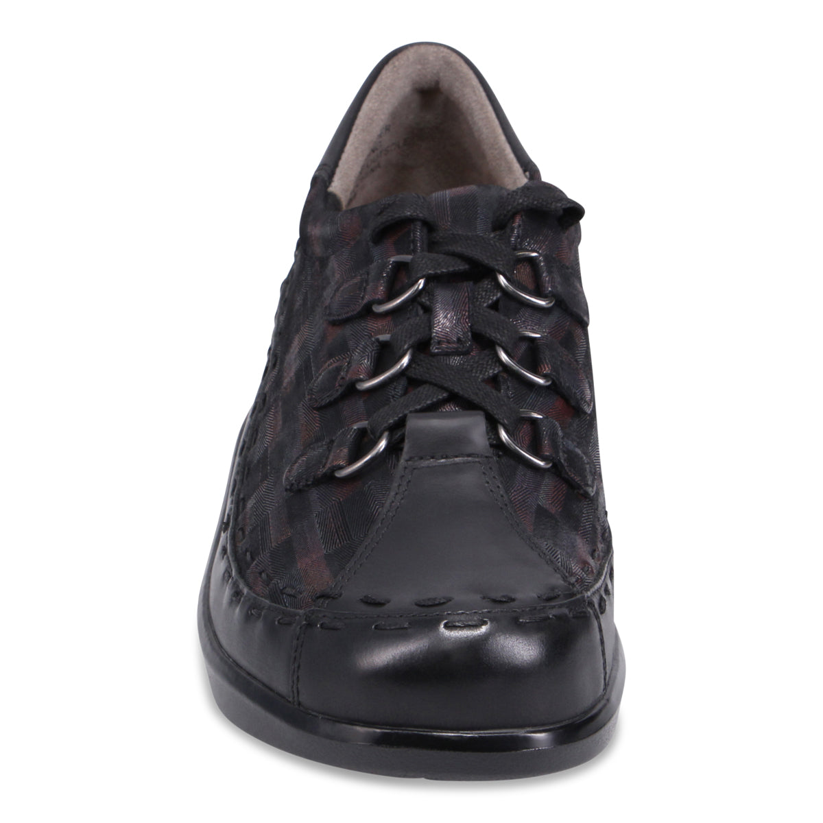 BLACK PLUM TETRIS LEATHER | Front