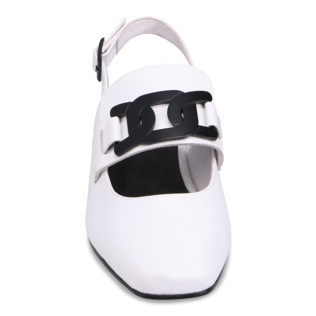 WHITE PATENT | Front