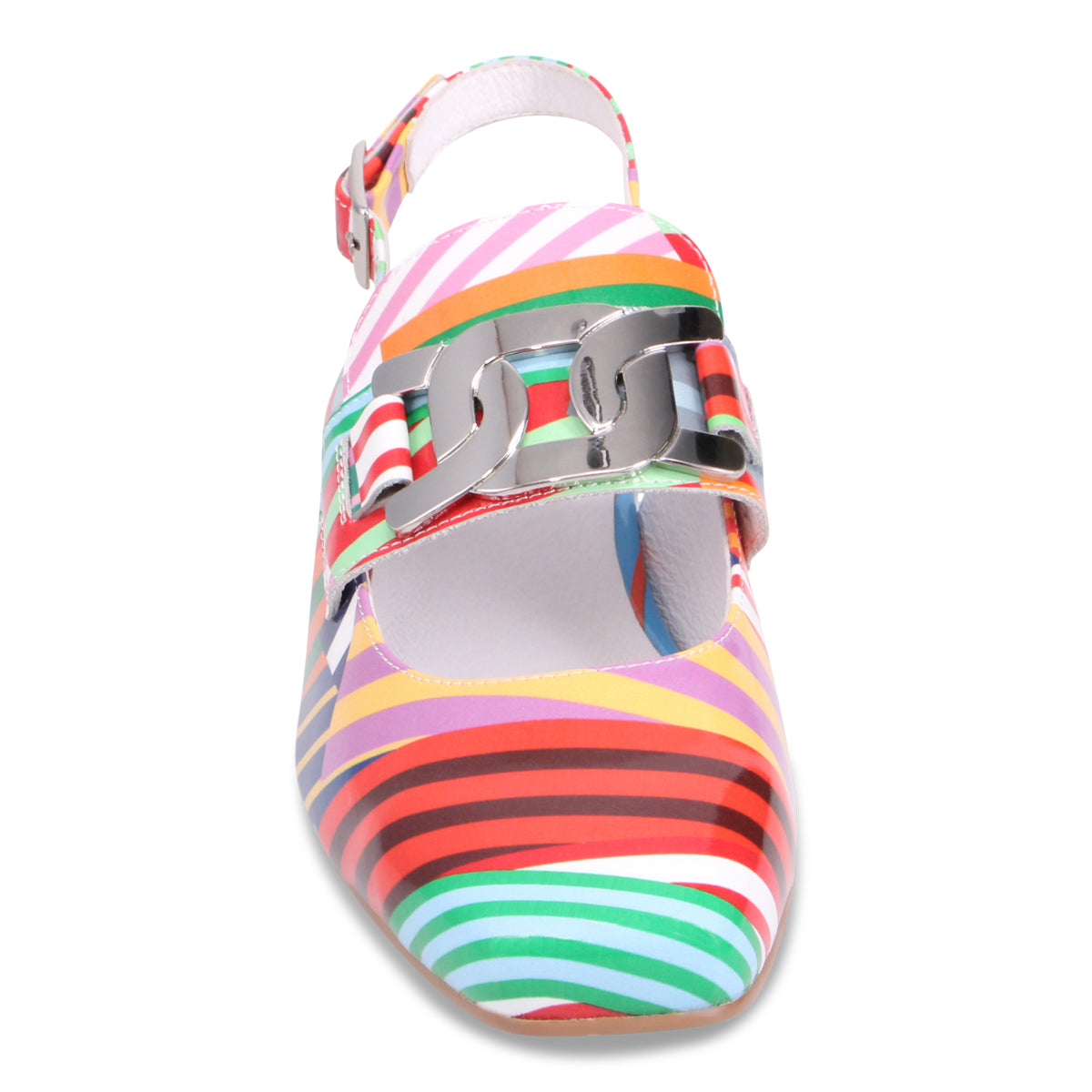 WHITE STRIPE PATENT | Front