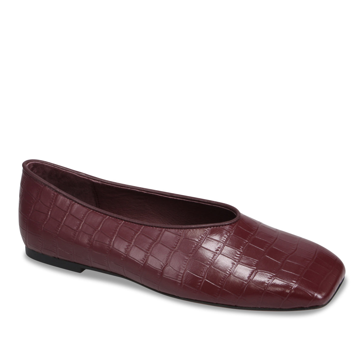 BURGUNDY CROC