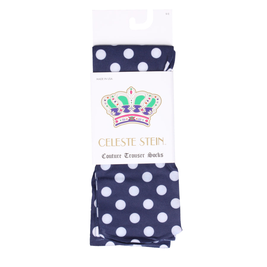 NAVY REVERSE DOTS