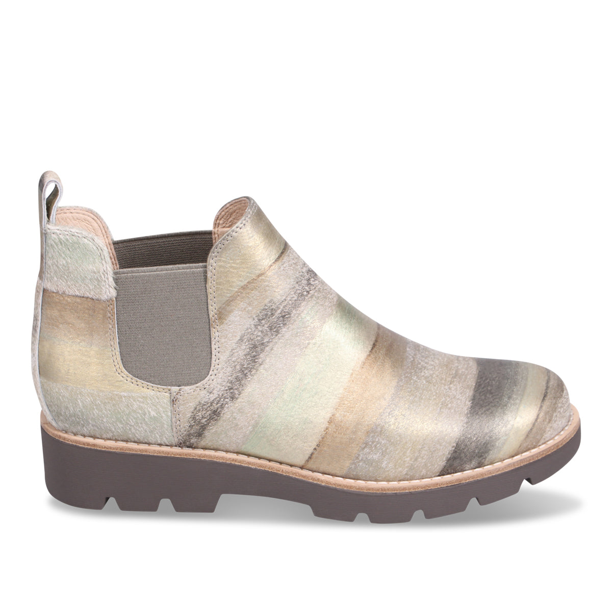 KHAKI BRONZE METALLIC PONY | Right