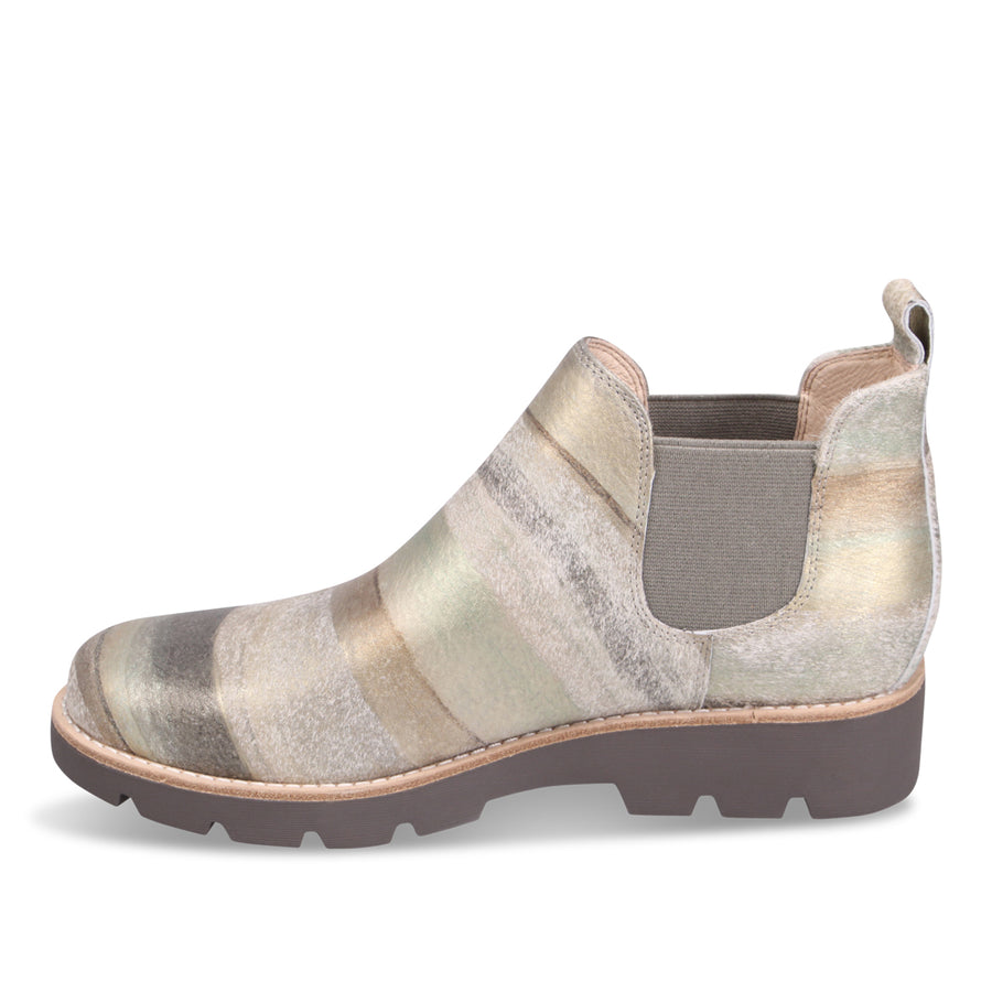 KHAKI BRONZE METALLIC PONY | Left