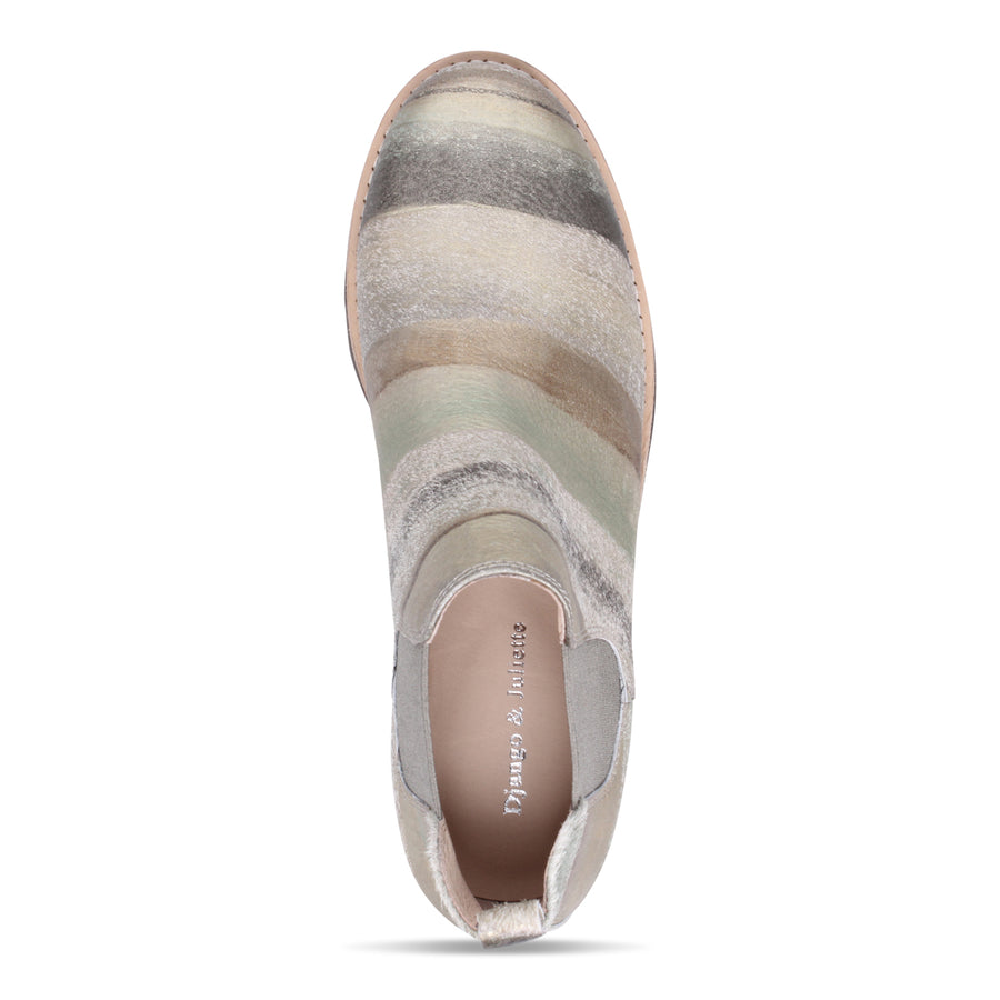 KHAKI BRONZE METALLIC PONY | Top